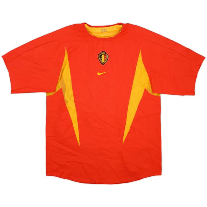 2002-03 Belgium Nike Player Issue Training Shirt Lucca #2 - 10/10 - (M)