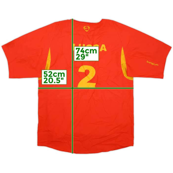 2002-03 Belgium Nike Player Issue Training Shirt Lucca #2 - 10/10 - (M)