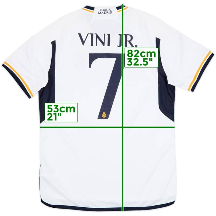 2023-24 Real Madrid Home Shirt Vini Jr. #7 (L)