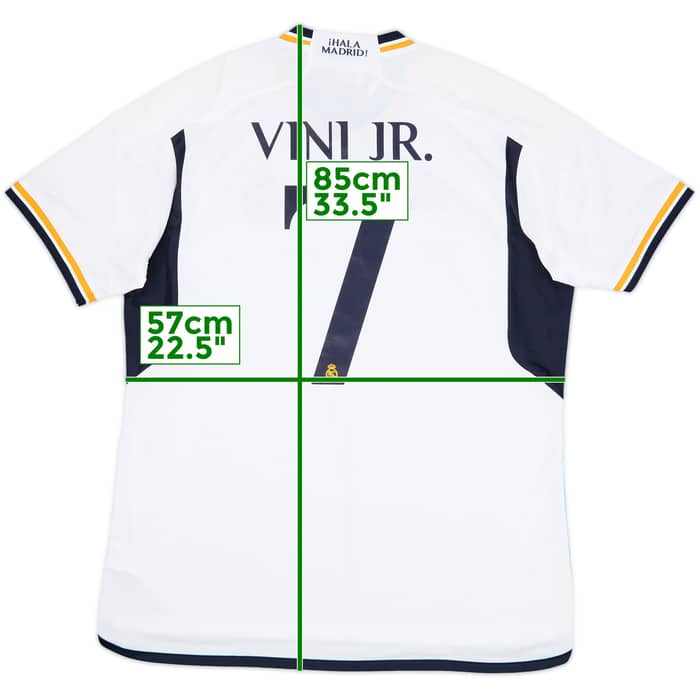 2023-24 Real Madrid Home Shirt Vini Jr. #7 (XL)