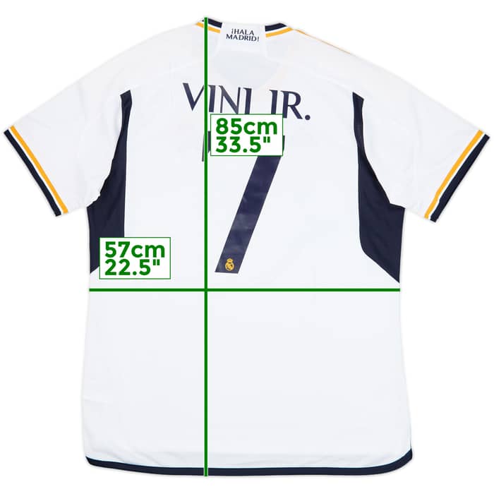 2023-24 Real Madrid Home Shirt Vini Jr. #7 (XL)