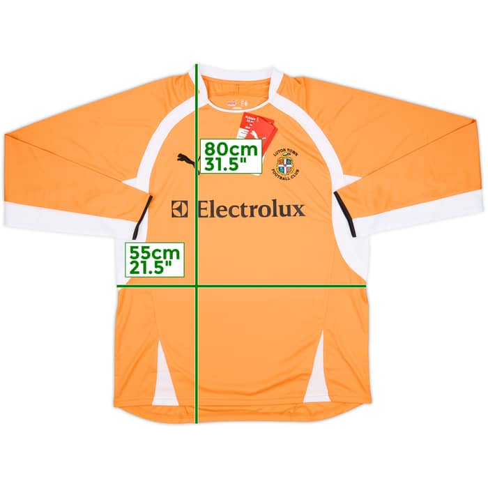 2007-08 Luton Town Away L/S Shirt (L)