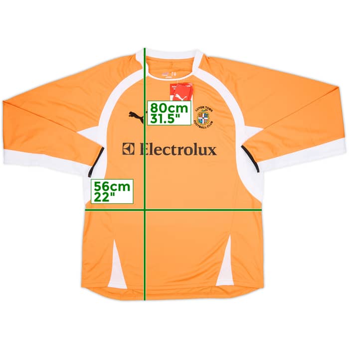 2007-08 Luton Town Away L/S Shirt (L)