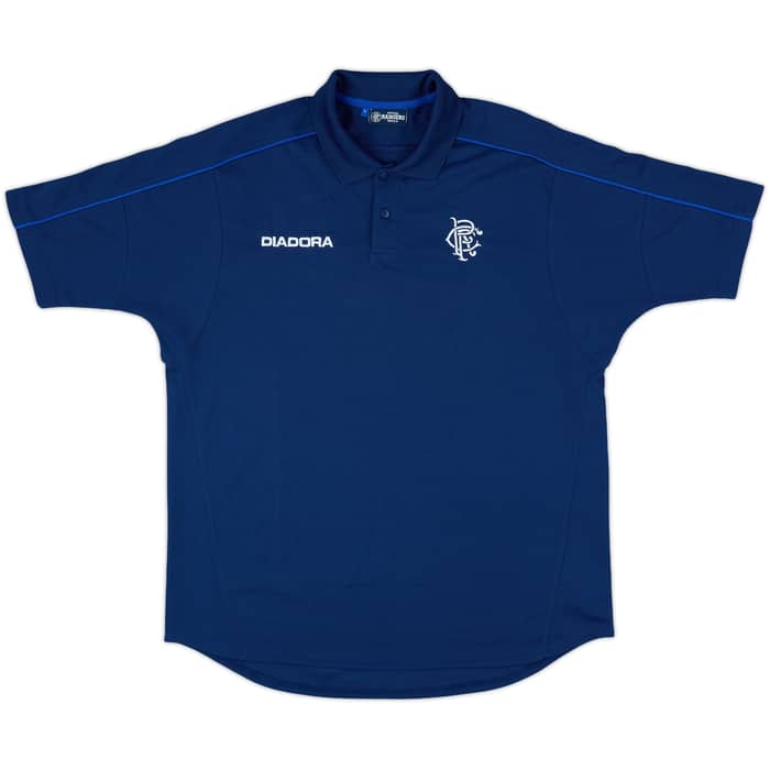 2003-04 Rangers Diadora Polo Shirt - 9/10 - (L)