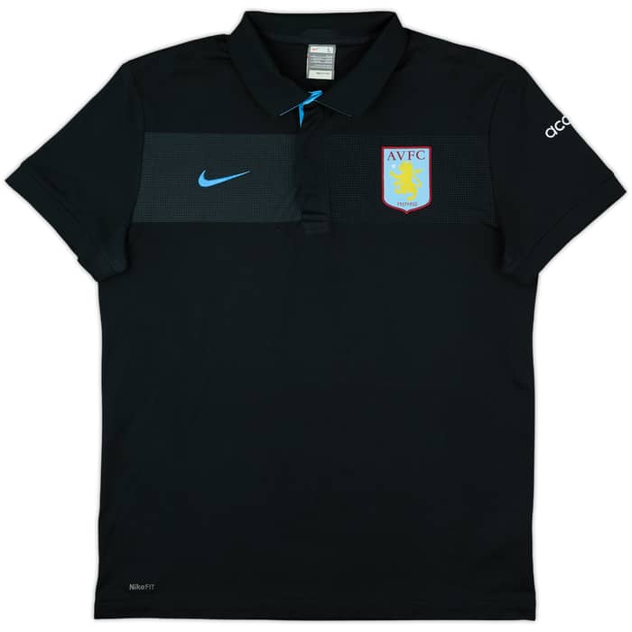2009-10 Aston Villa Nike Polo Shirt - 8/10 - (L)