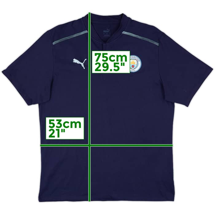 2021-22 Manchester City Puma Polo Shirt - 10/10 - (XL)