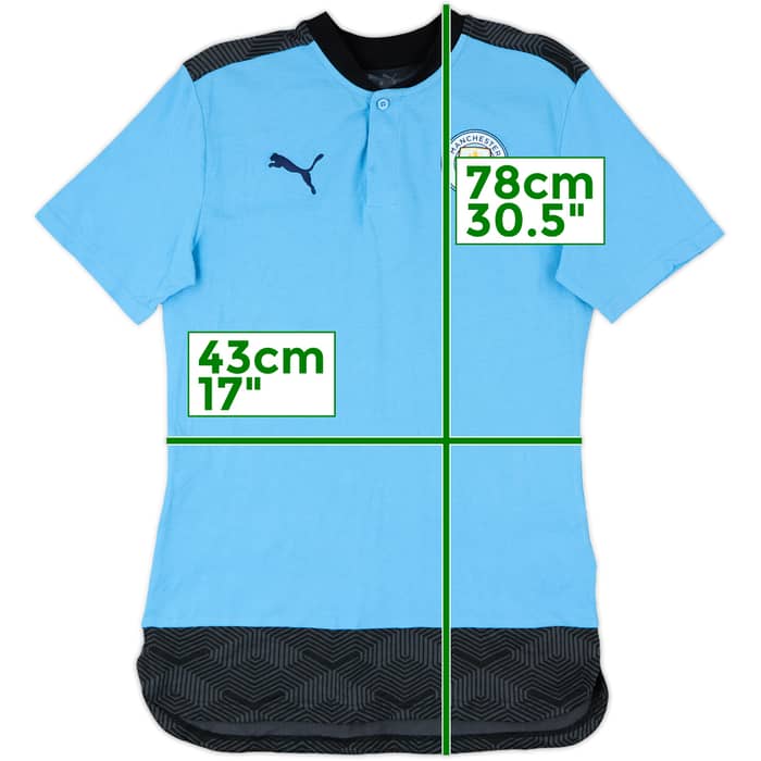 2019-20 Manchester City Puma Polo Shirt - 8/10 - (M)