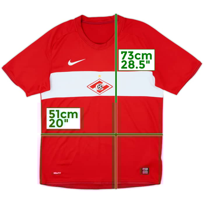 2009-10 Spartak Moscow Home Shirt - 9/10 - (M)