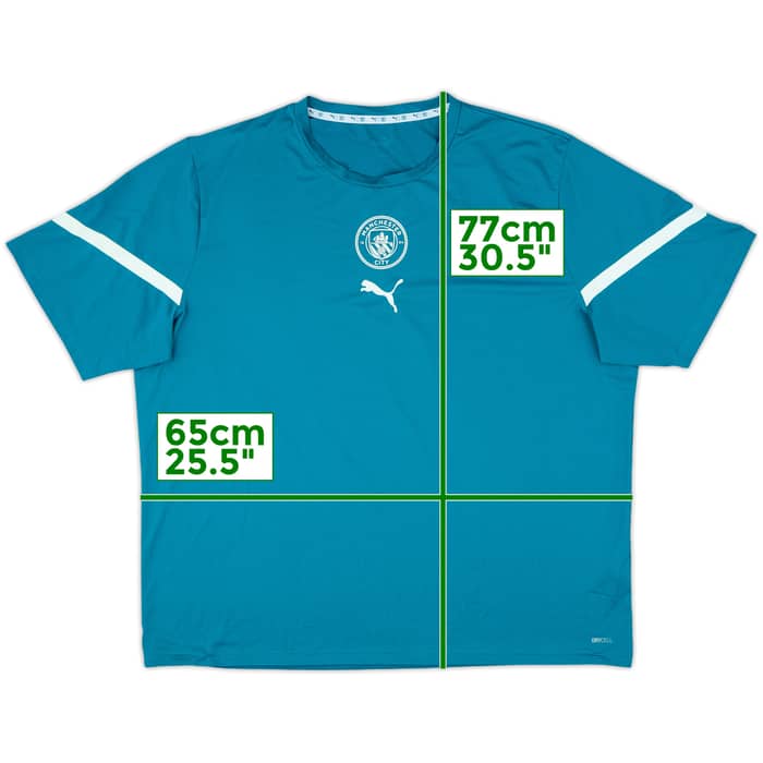 2021-22 Manchester City Puma Training Shirt - 7/10 - (XXL)