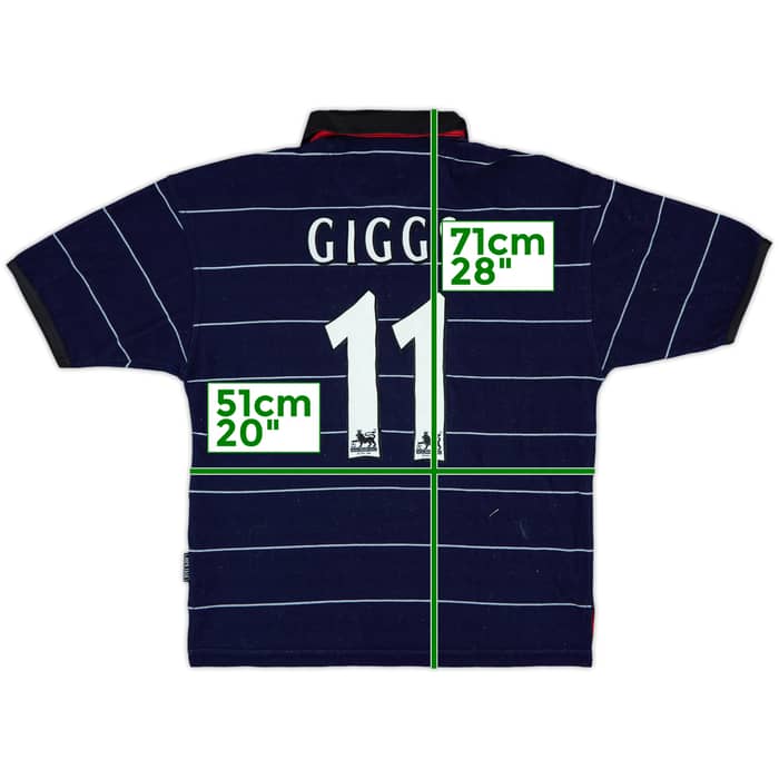 1999-00 Manchester United Away Shirt Giggs #11 - 9/10 - (Y)
