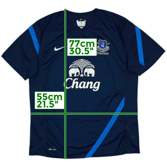 2012-13 Everton Nike Training Shirt - 9/10 - (XL)