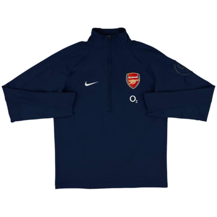 2005-06 Arsenal Nike 1/2 Zip Drill Top - 7/10 - (L)