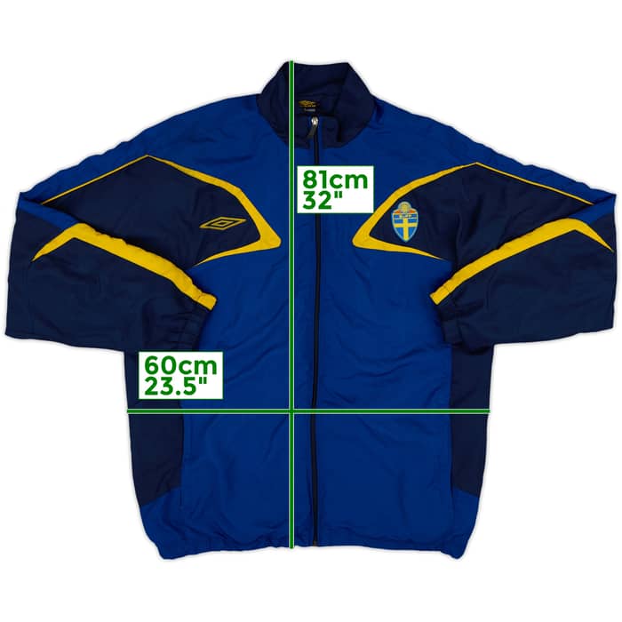 2006-07 Sweden Umbro Track Jacket - 5/10 - (L)