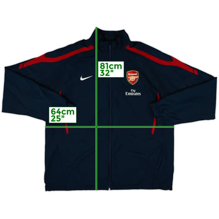 2010-11 Arsenal Nike Track Jacket - 7/10 - (XL)