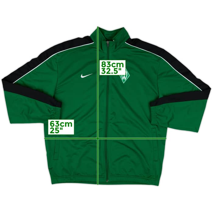2009-10 Werder Bremen Nike Track Jacket - 9/10 - (XL)
