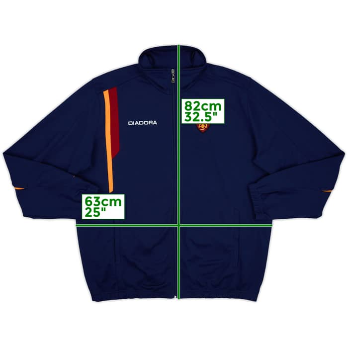 2005-06 Roma Diadora Track Jacket - 8/10 - (XXL)
