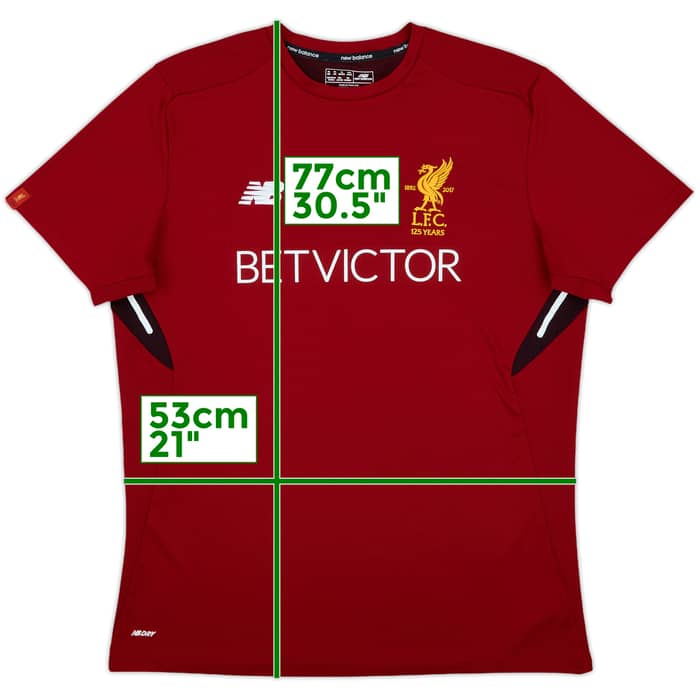 2017-18 Liverpool New Balance Training Shirt - 10/10 - (XL)