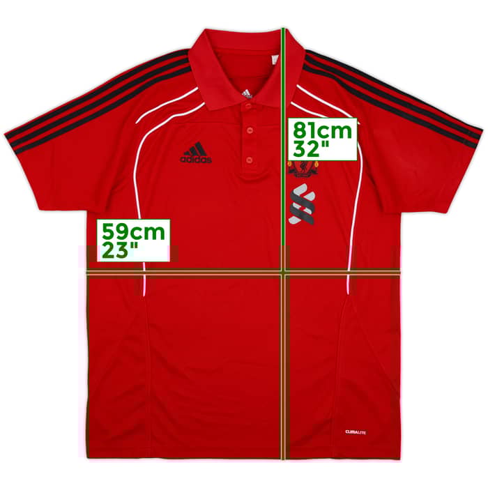2010-11 Liverpool adidas Polo Shirt - 10/10 - (XL)