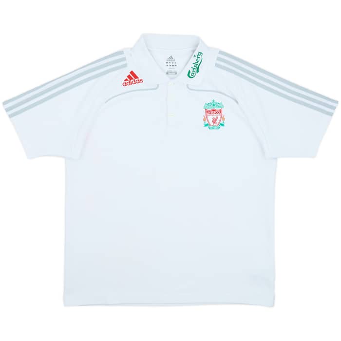 2008-09 Liverpool adidas Polo Shirt - 8/10 - (L/XL)