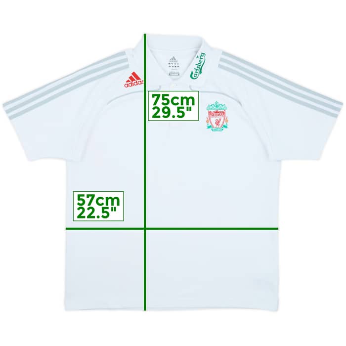 2008-09 Liverpool adidas Polo Shirt - 8/10 - (L/XL)