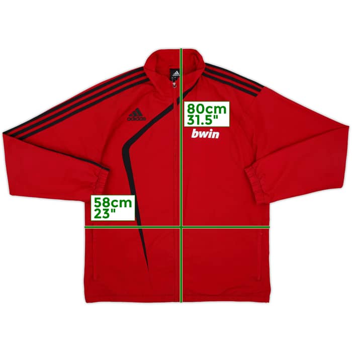 2009-10 AC Milan adidas Track Jacket - 9/10 - (L)