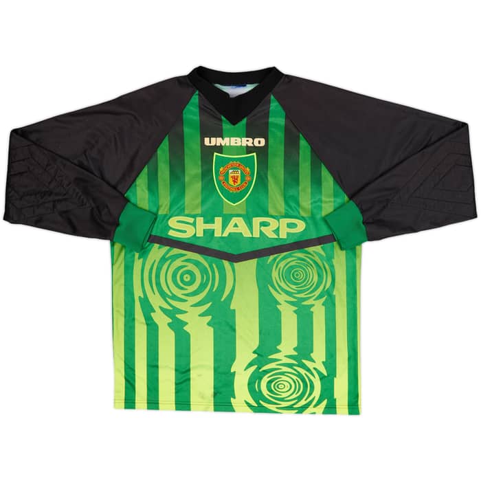 1997-98 Manchester United GK Shirt Schmeichel #1 - 7/10 - (L)