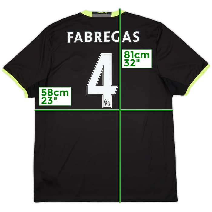2016-17 Chelsea Away Shirt Fabregas #4 - 8/10 - (XL)