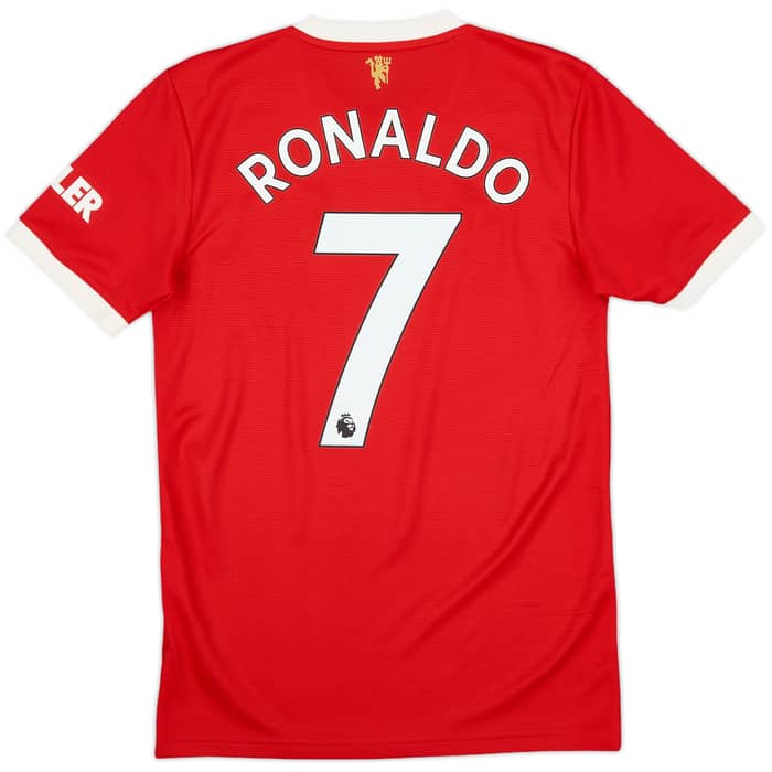 2021-22 Manchester United Home Shirt Ronaldo #7 - 7/10 - (XS)