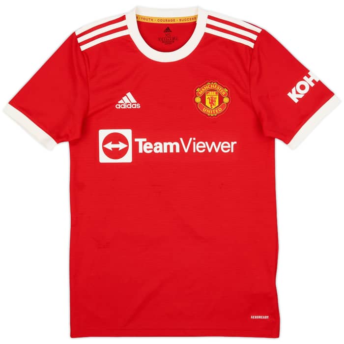 2021-22 Manchester United Home Shirt Ronaldo #7 - 7/10 - (XS)