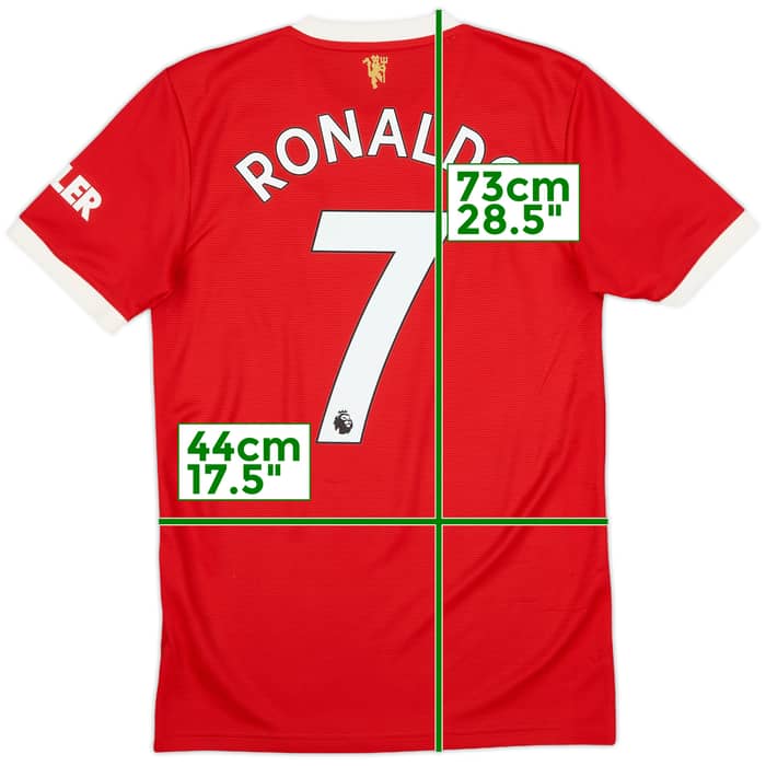 2021-22 Manchester United Home Shirt Ronaldo #7 - 7/10 - (XS)