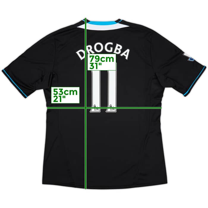 2011-12 Chelsea Away Shirt Drogba #11 - 8/10 - (L)
