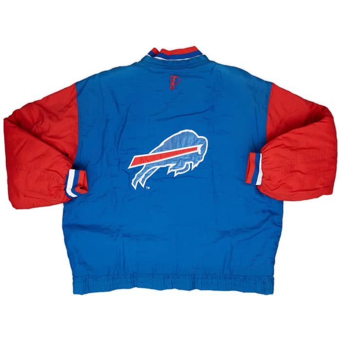 1990s Buffalo Bills Pro Player Reversible Rain Coat L
