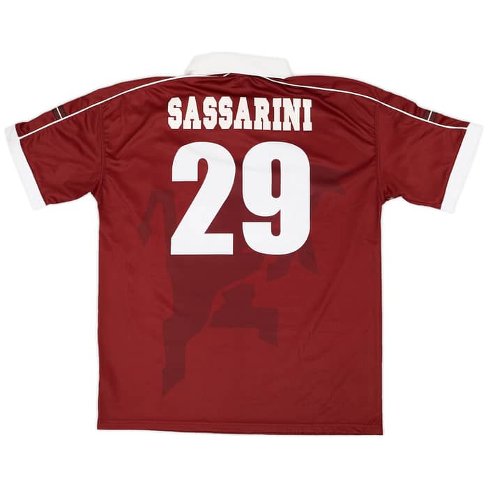 1998-99 Torino Home Shirt Sassarini #29 - 9/10 - (XL)