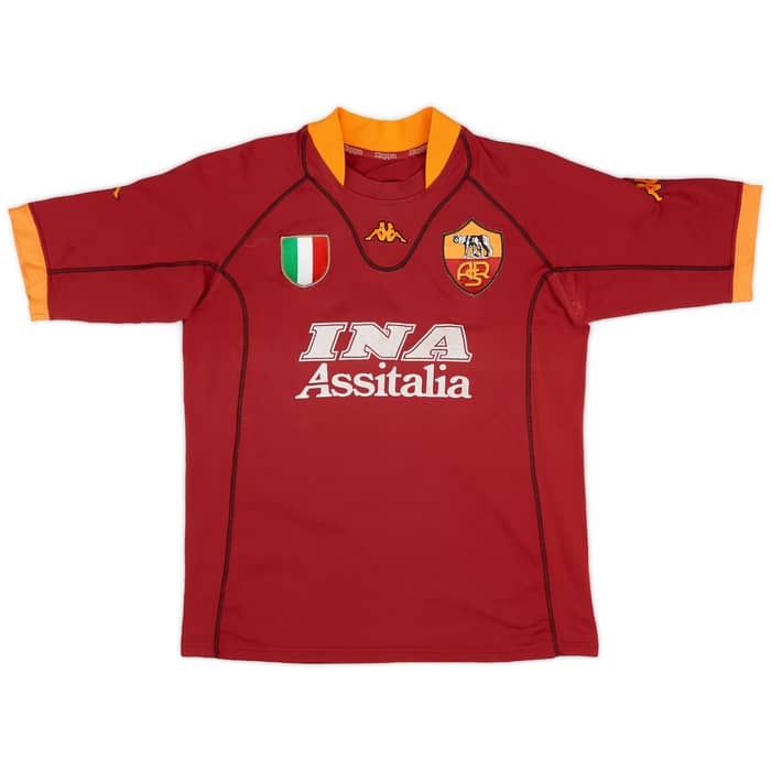 2000-01 Roma Home Shirt Candela #32 - 5/10 - (M)