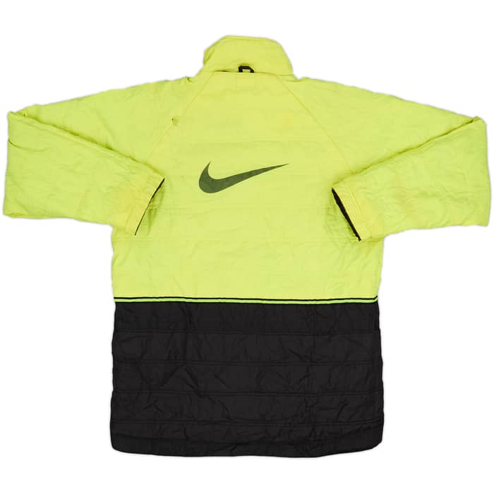 1997-98 Borussia Dortmund Nike Reversible Padded Bench Coat - 7/10 - (S)
