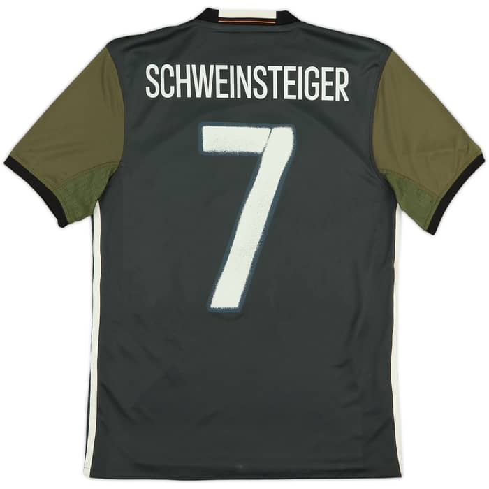 2015-17 Germany Away Shirt Schweinsteiger #7 - 7/10 - (S)