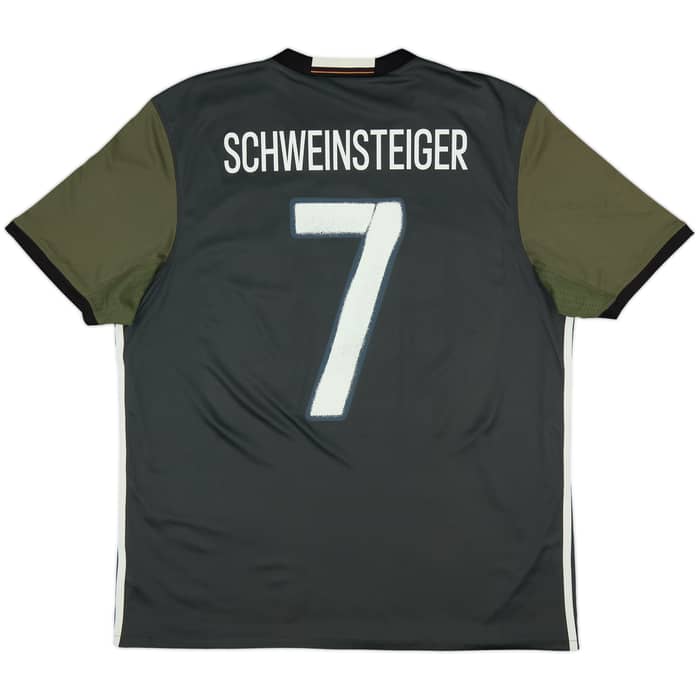 2015-17 Germany Away Shirt Schweinsteiger #7 - 6/10 - (XL)