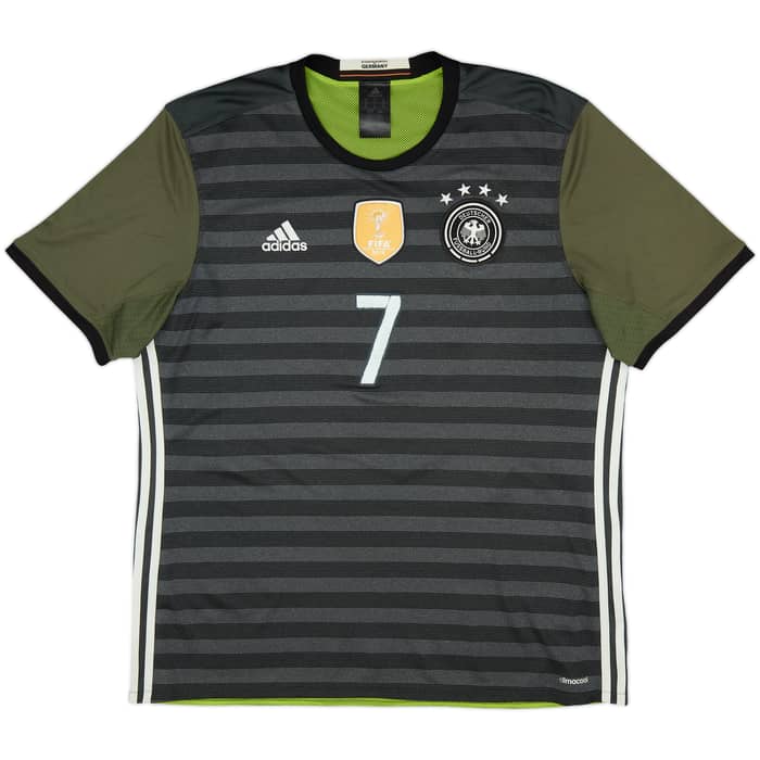 2015-17 Germany Away Shirt Schweinsteiger #7 - 6/10 - (XL)