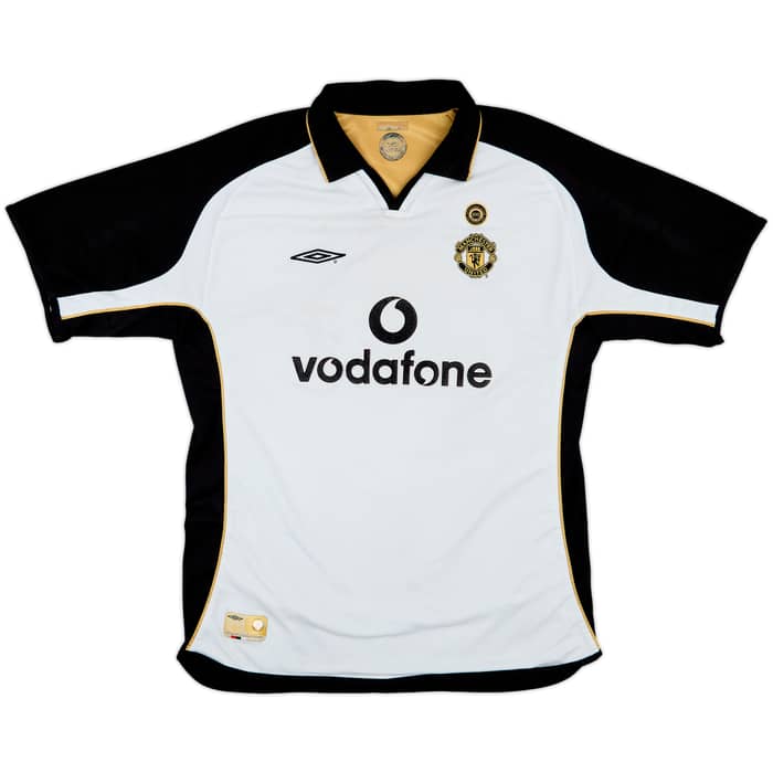 2001-02 Manchester United Centenary Away/Third Shirt Beckham #7 - 5/10 - (XL)