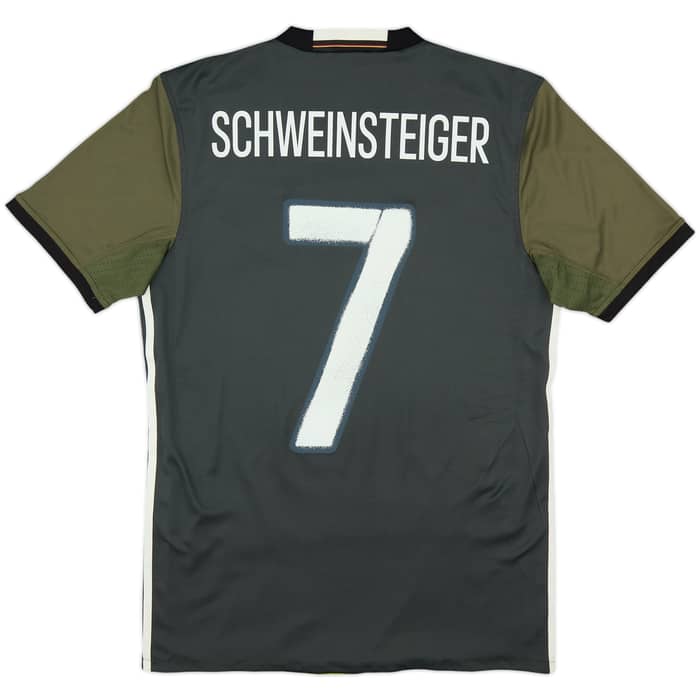 2015-17 Germany Away Shirt Schweinsteiger #7 - 10/10 - (S)