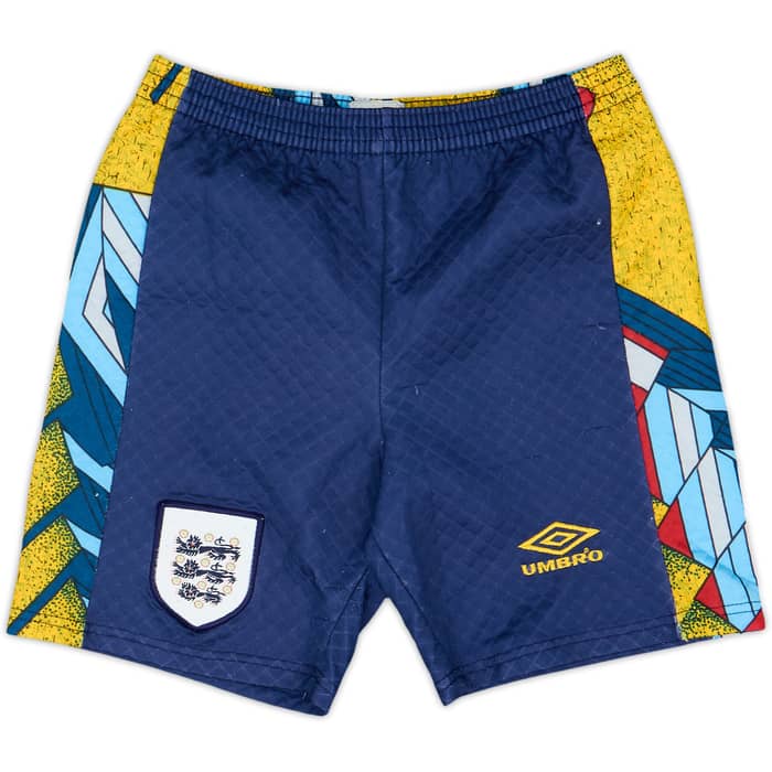 1993-95 England GK Shirt & Shorts - 7/10 - (L.Boys)