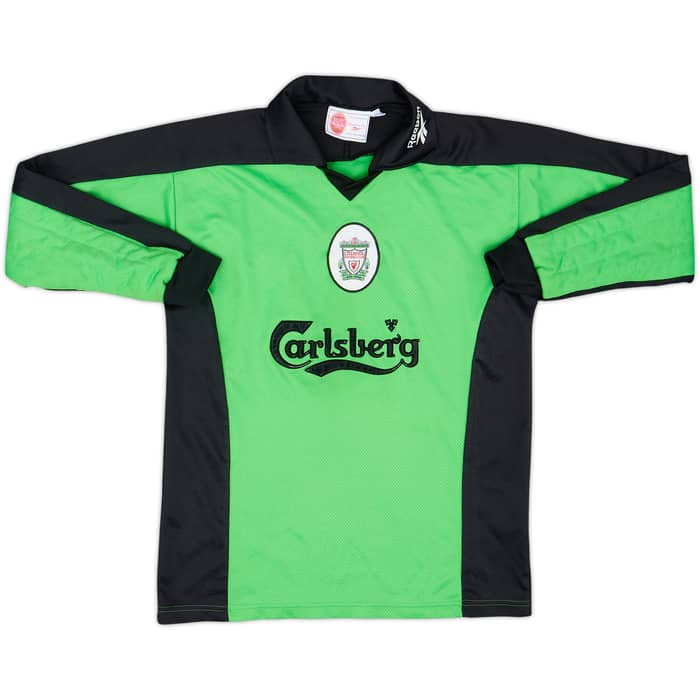 1997-98 Liverpool GK Shirt & Shorts - 8/10 - (L.Boys)