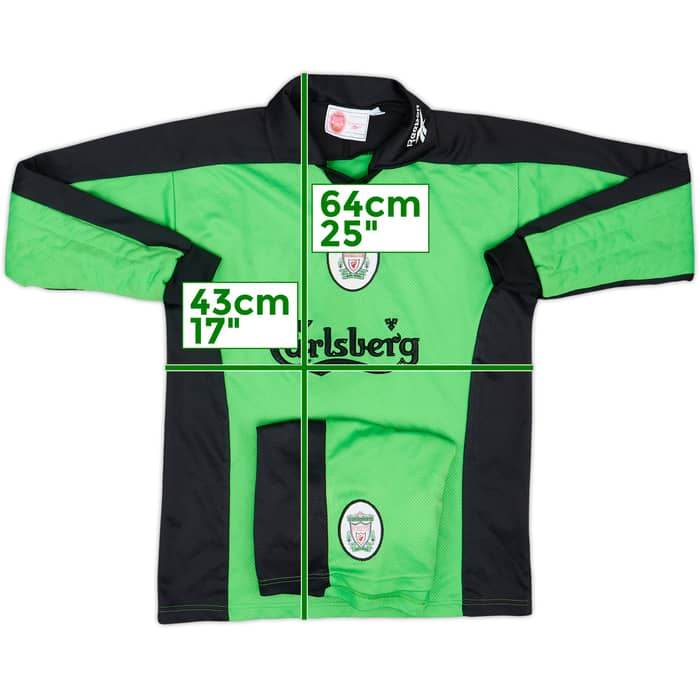 1997-98 Liverpool GK Shirt & Shorts - 8/10 - (L.Boys)