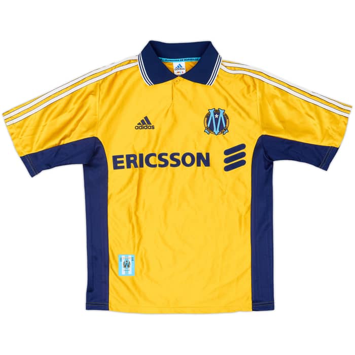 Camiseta de la tercera equipación del Olympique Marseille 1998-99 y Pantalones cortos - 9/10 - (S)