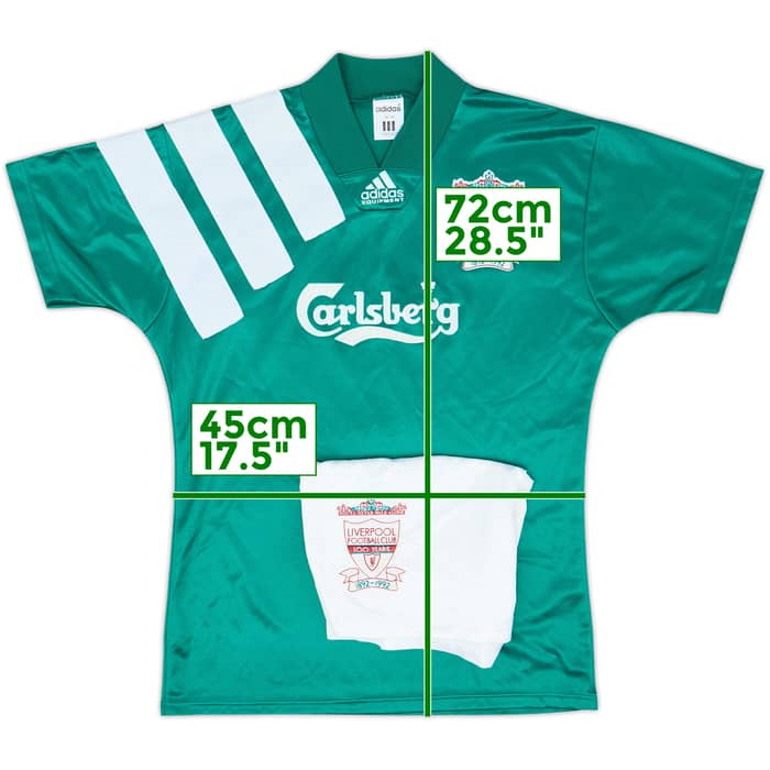 1992-93 Liverpool Centenary Away Shirt & Shorts - 9/10 - (S)