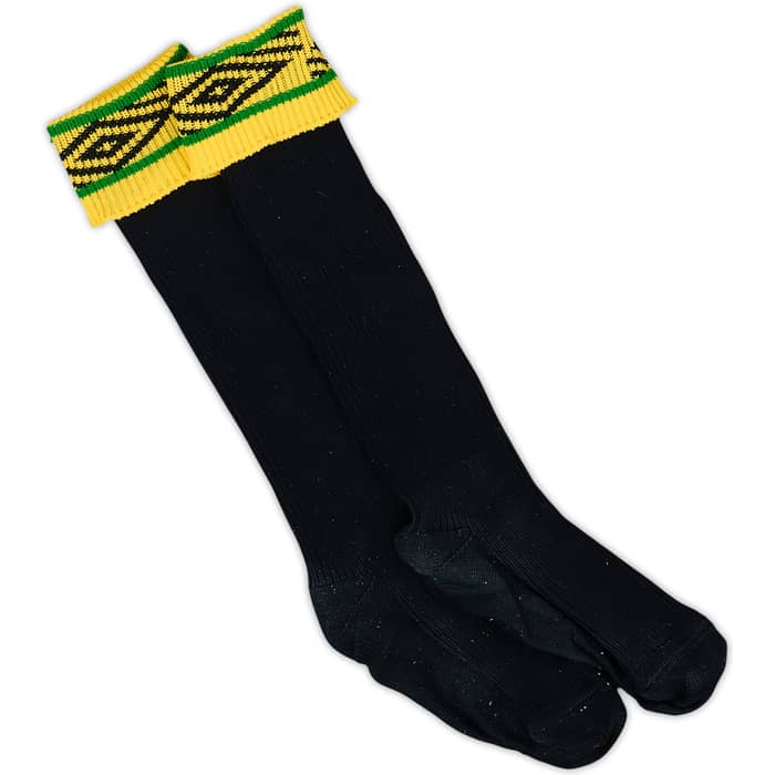 Pantalones cortos y calcetines de la tercera equipación del Manchester United 1992-93 - 8/10 - (M)