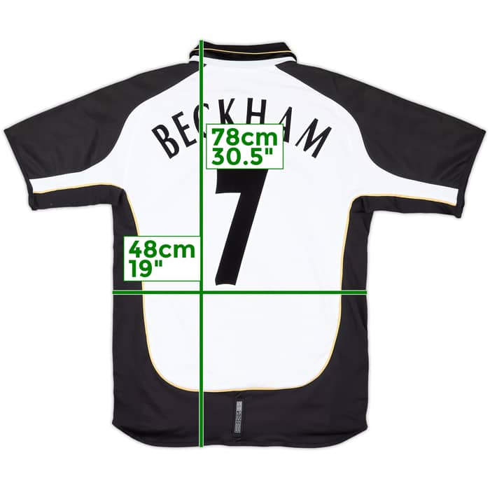 2001-02 Manchester United Centenary Away/Third Shirt Beckham #7 - 5/10 - (M)