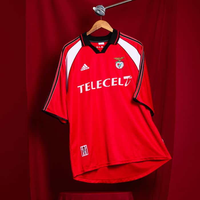 1999-00 Benfica European Home Shirt - 9/10 - (XL)