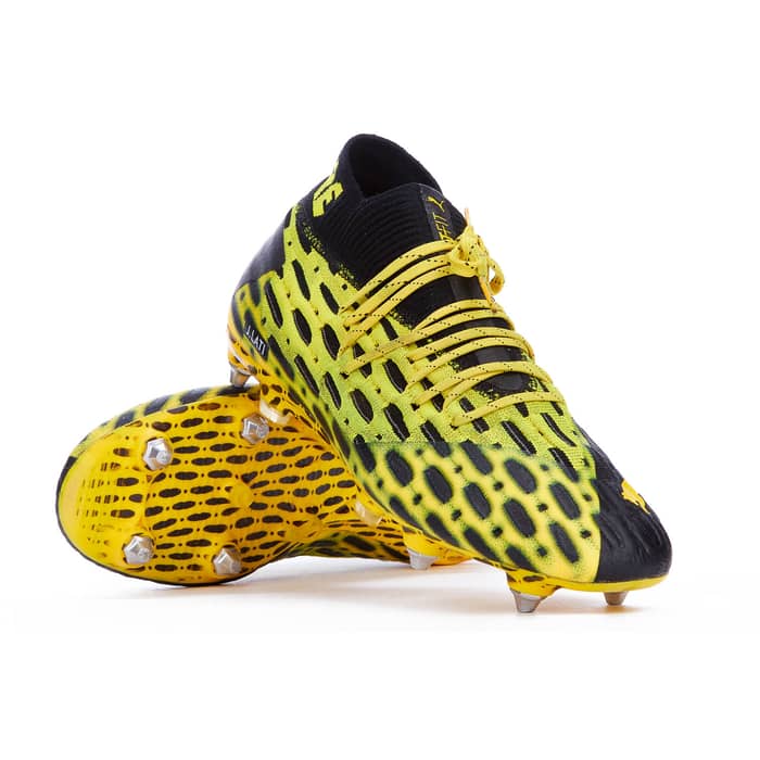 2020 Puma Match Worn Future 5.1 Netfit Football Boots (Joel Latibeaudiere) *Very Good* SG 8½