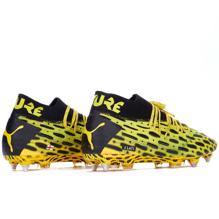 2020 Puma Match Worn Future 5.1 Netfit Football Boots (Joel Latibeaudiere) *Very Good* SG 8½